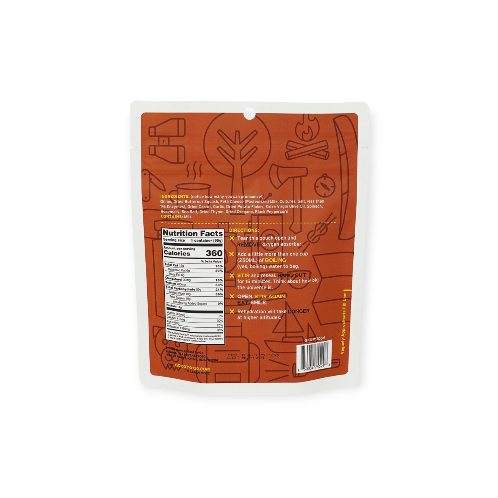 Good To-Go Breakfast Hash Dehydrated Meal - FERAL