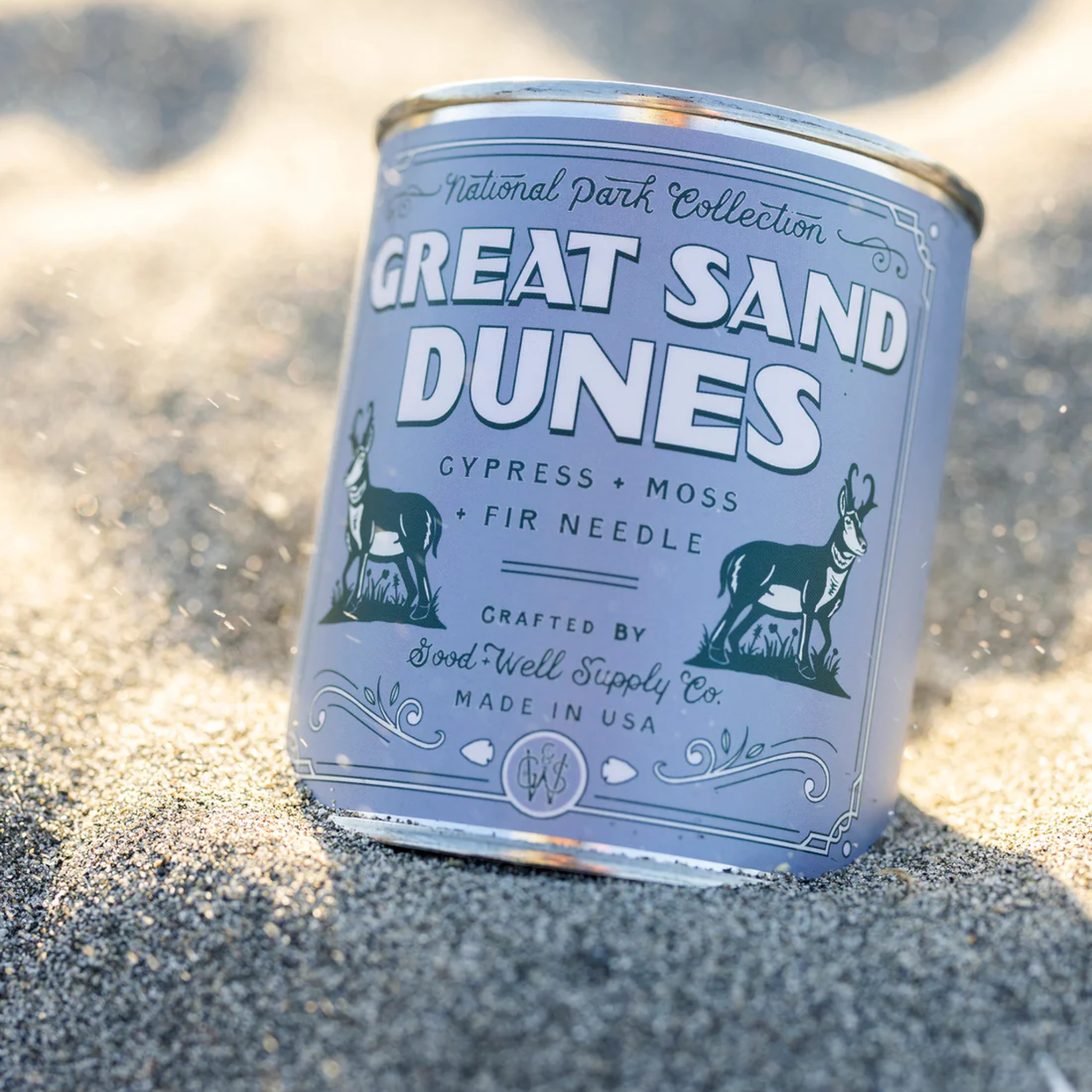Good & Well Supply Co. Great Sand Dunes National Park Candle - 1/2 Pint - FERAL