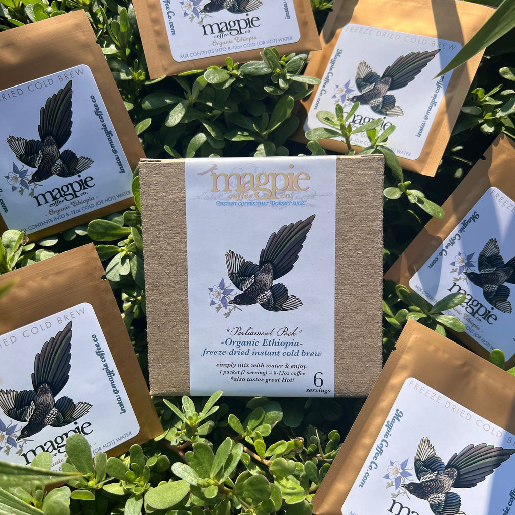 Magpie Coffee Co. Parliament Pack Instant Coffee (6-Pack)