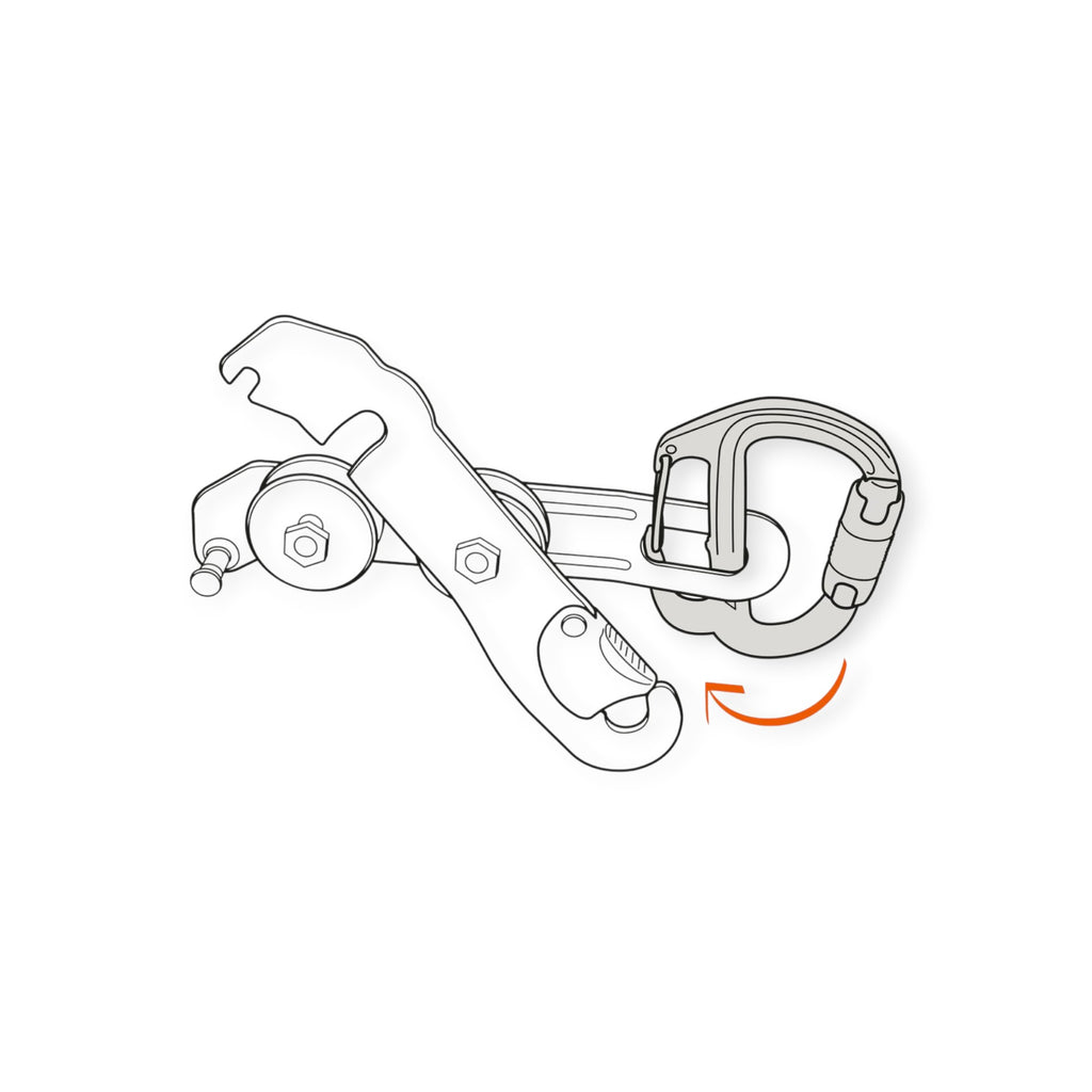 Petzl Freino Z Twist-Lock Carabiner - FERAL