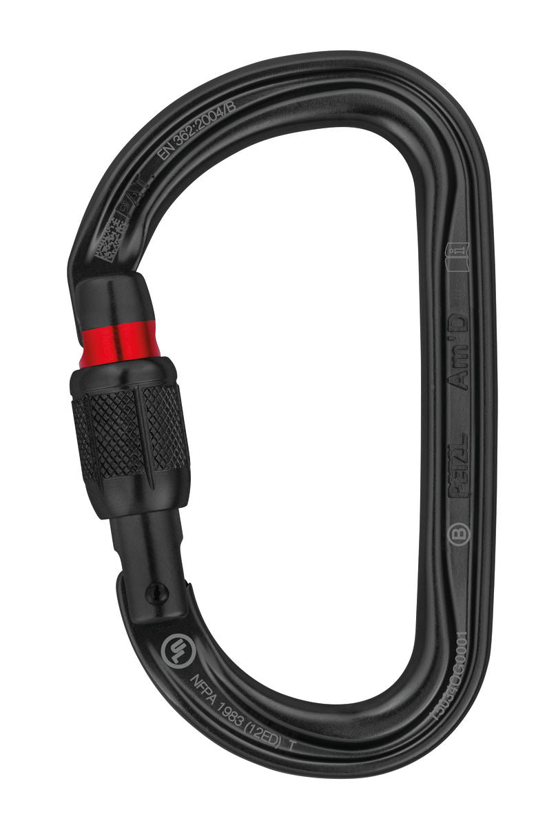 Petzl Am'D Screw-Lock Carabiner - FERAL