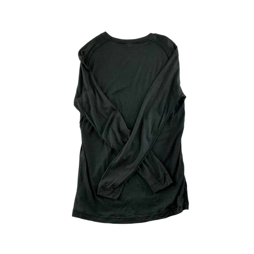 Montbell Men's Lightweight Super Merino Baselayer Top Black Large USED