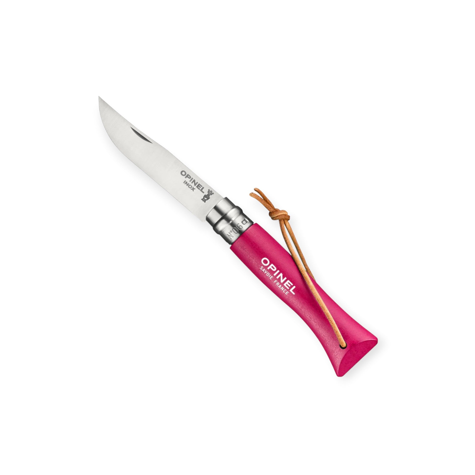 Opinel No.06 Colorama Stainless Steel Folding Knife With Lanyard - FERAL