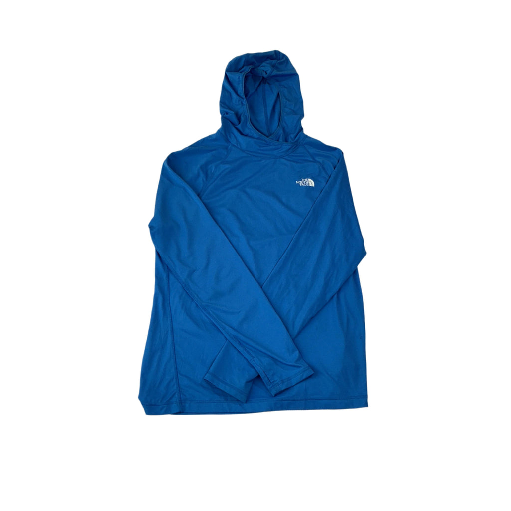 North Face Men's Class V Water Hoodie Shirt Blue Medium USED