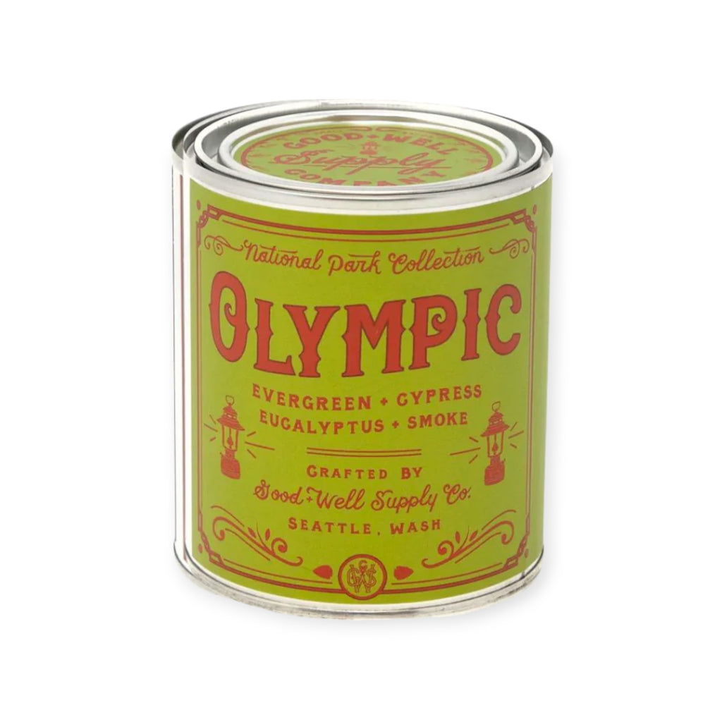 Good & Well Supply Co.  Olympic National Park Candle - 1/2 Pint - FERAL