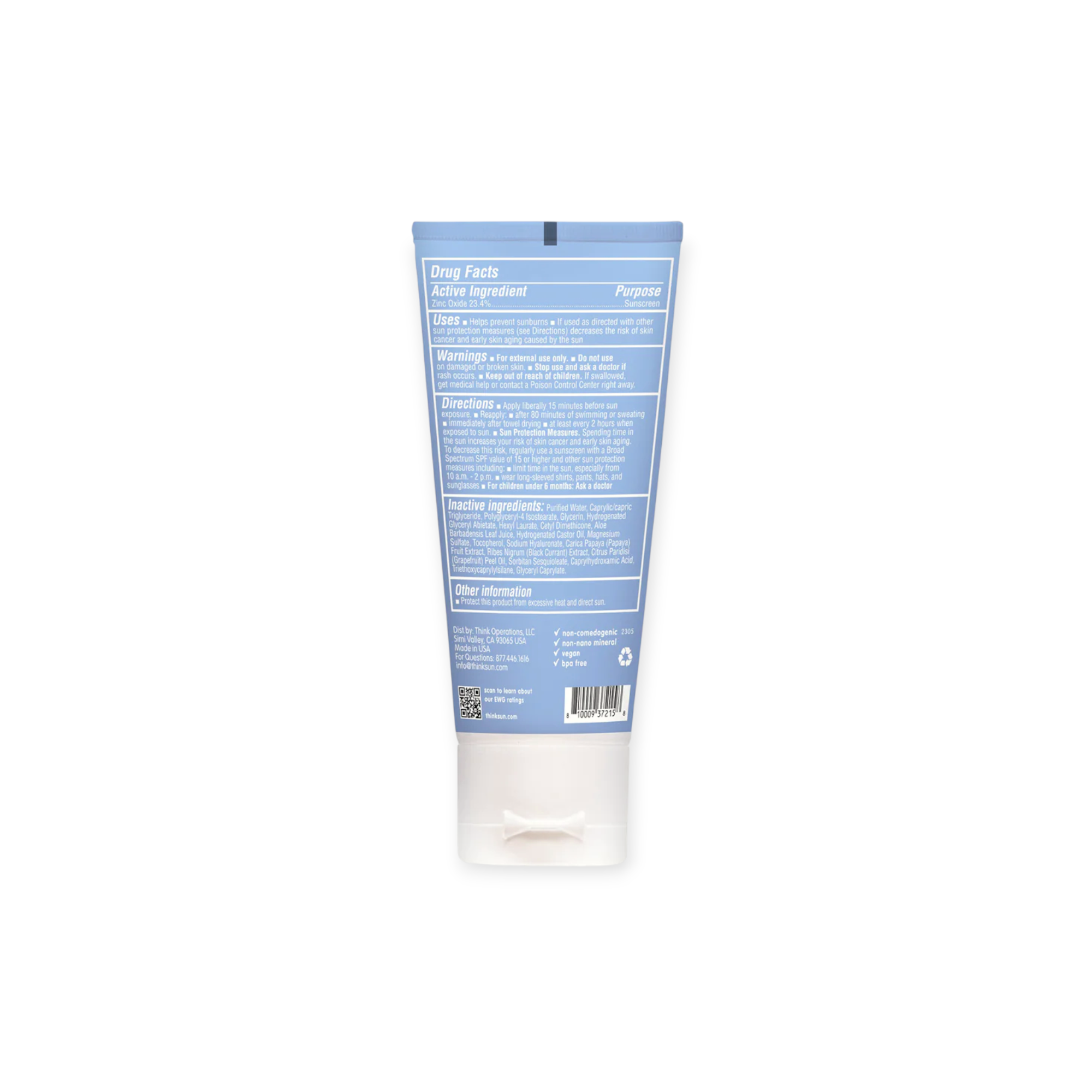 Thinksport Baby Clear Zinc SPF50 Sunscreen - FERAL