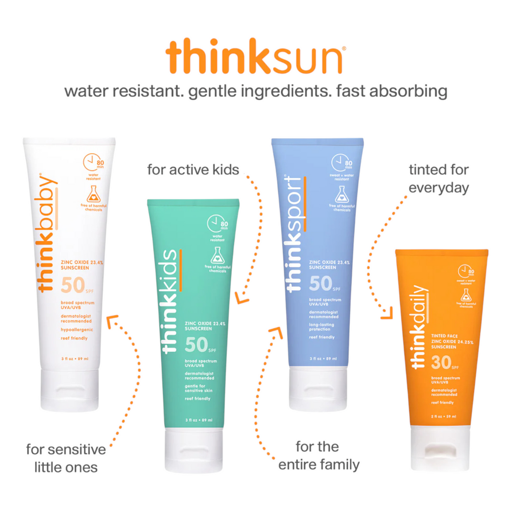 Thinksport Baby Clear Zinc SPF50 Sunscreen - FERAL