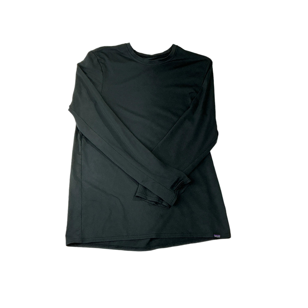 Patagonia Men's Daily Capilene Baselayer Long-Sleeve Shirt Black Medium USED