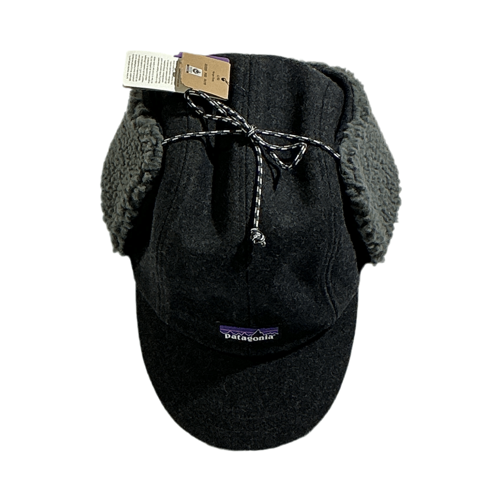 Patagonia Recycled Ear Flap Cap L/XL Forge Grey USED