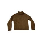 Patagonia Women's Quilt Snap-T Pullover Brown/Navy Small USED