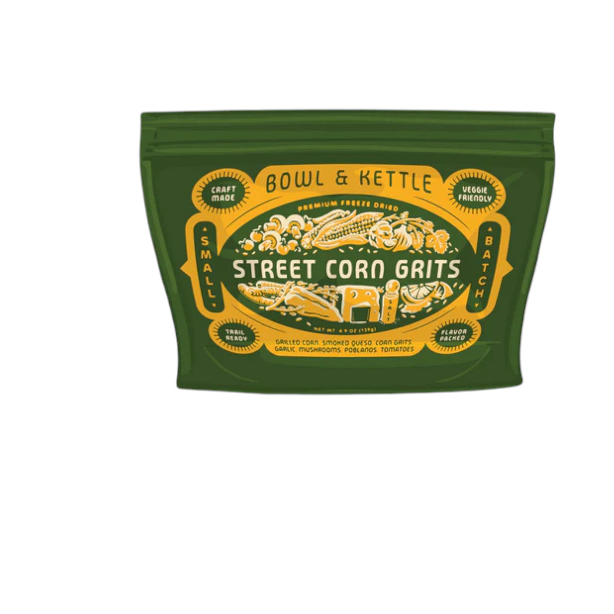 Bowl & Kettle Street Corn Grits Freeze-Dried Meal - FERAL