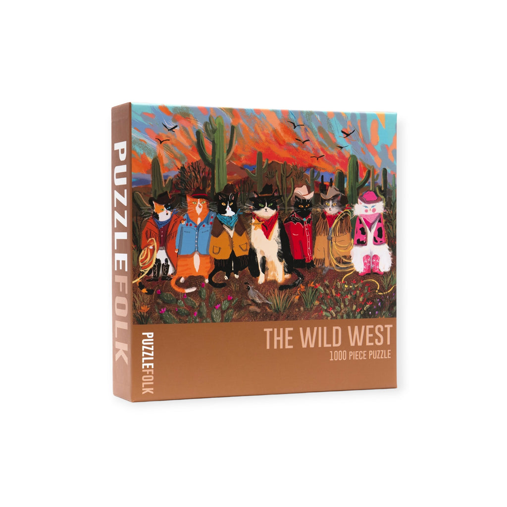 Puzzlefolk The Wild West 1000 Piece Puzzle - FERAL