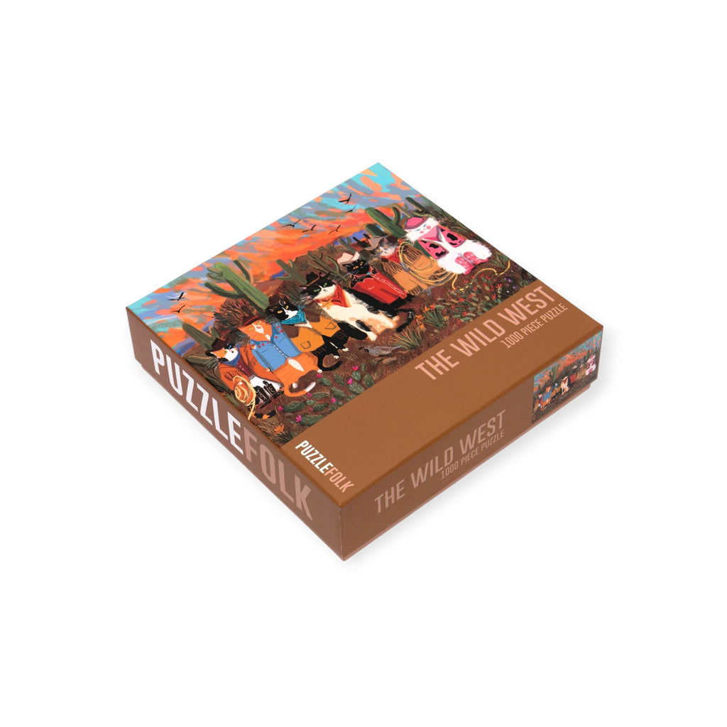 Puzzlefolk The Wild West 1000 Piece Puzzle - FERAL