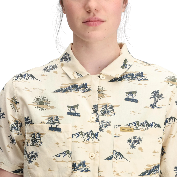 Topo Designs Women's Daytripper Short Sleeve Shirt - FERAL