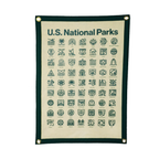 Oxford Pennant x Steve Wolf National Parks Camp Flag - FERAL