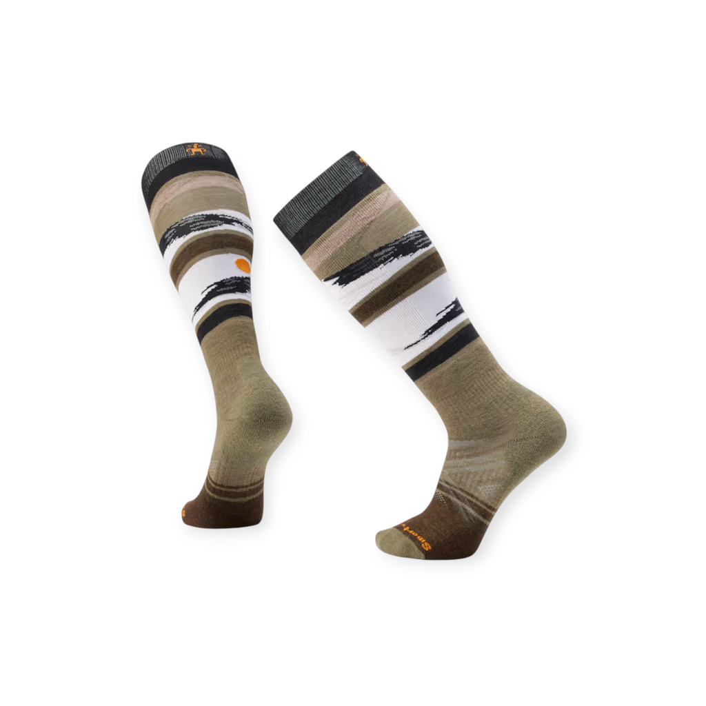 Smartwool Ski Full Cushion Midnight Ski Pattern Over The Calf Socks - FERAL
