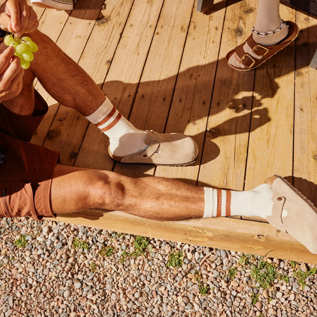 Smartwool Everyday Athletic Striped Crew Socks - FERAL