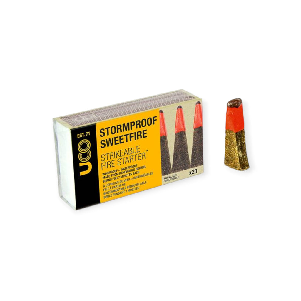 UCO Stormproof Sweetfire Strikeable Fire Starter - 20 Pack - FERAL