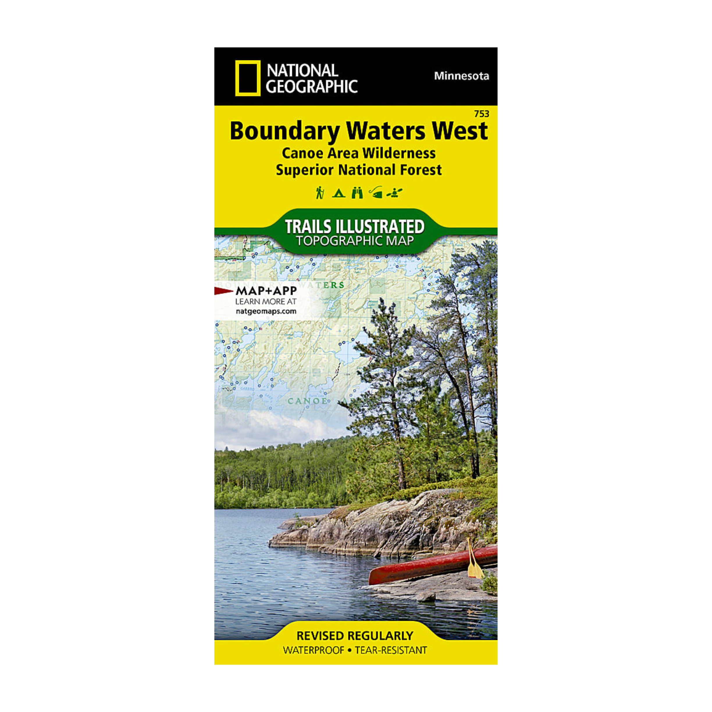 National Geographic 753: Boundary Waters West Map - FERAL