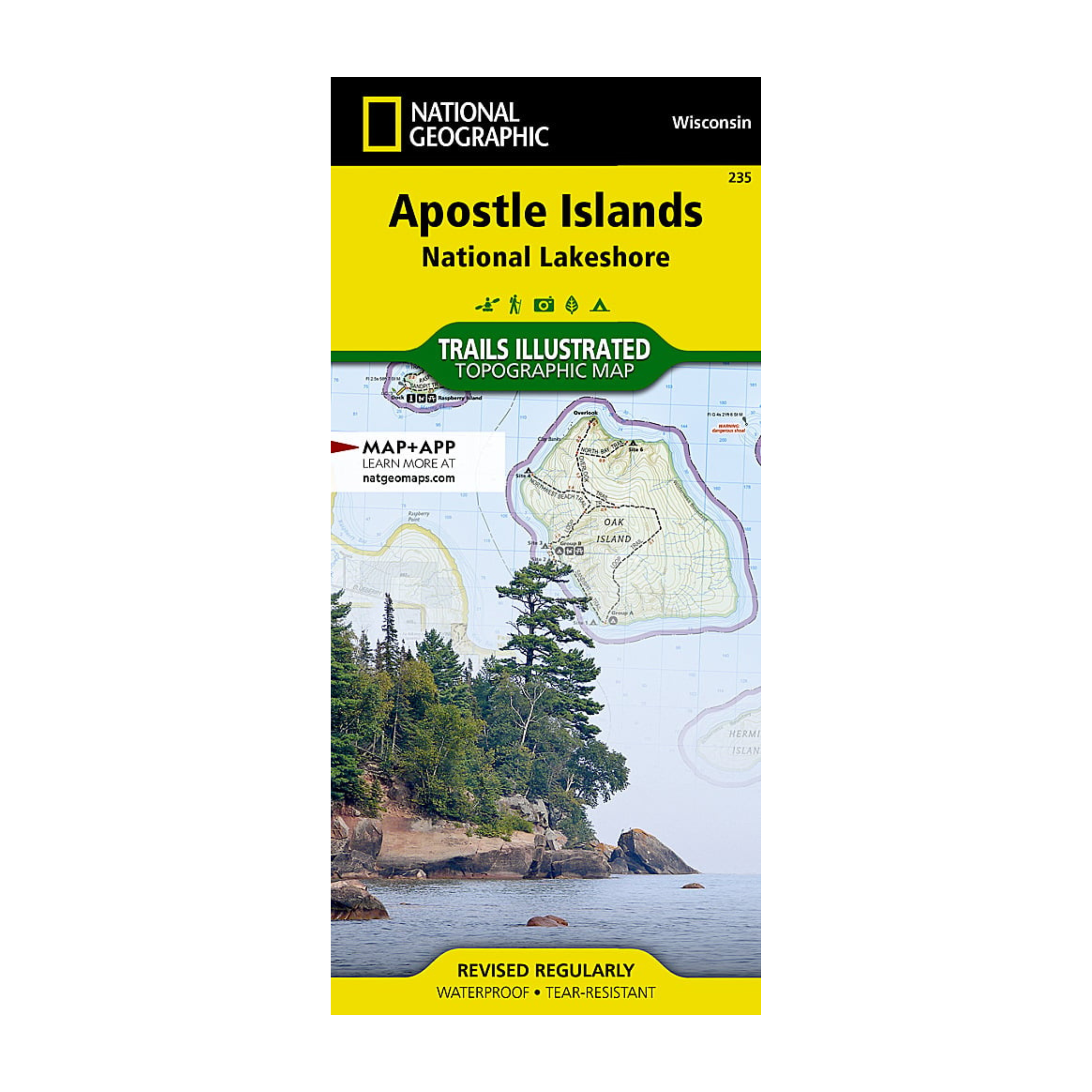 National Geographic 235: Apostle Islands Map - FERAL
