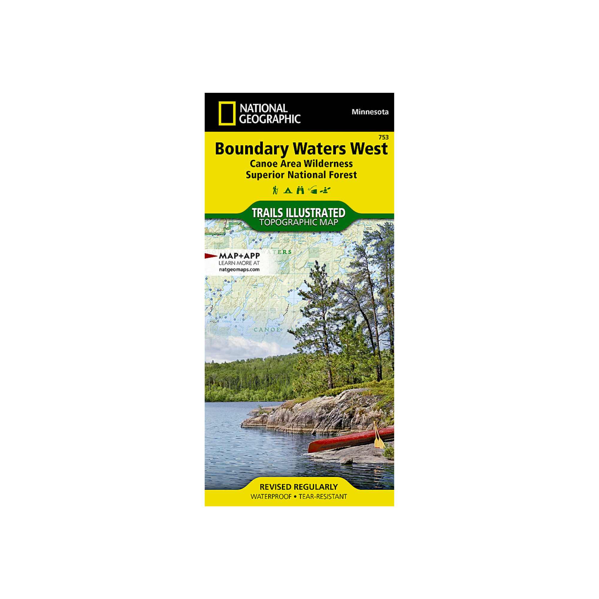 National Geographic 753: Boundary Waters West Map - FERAL