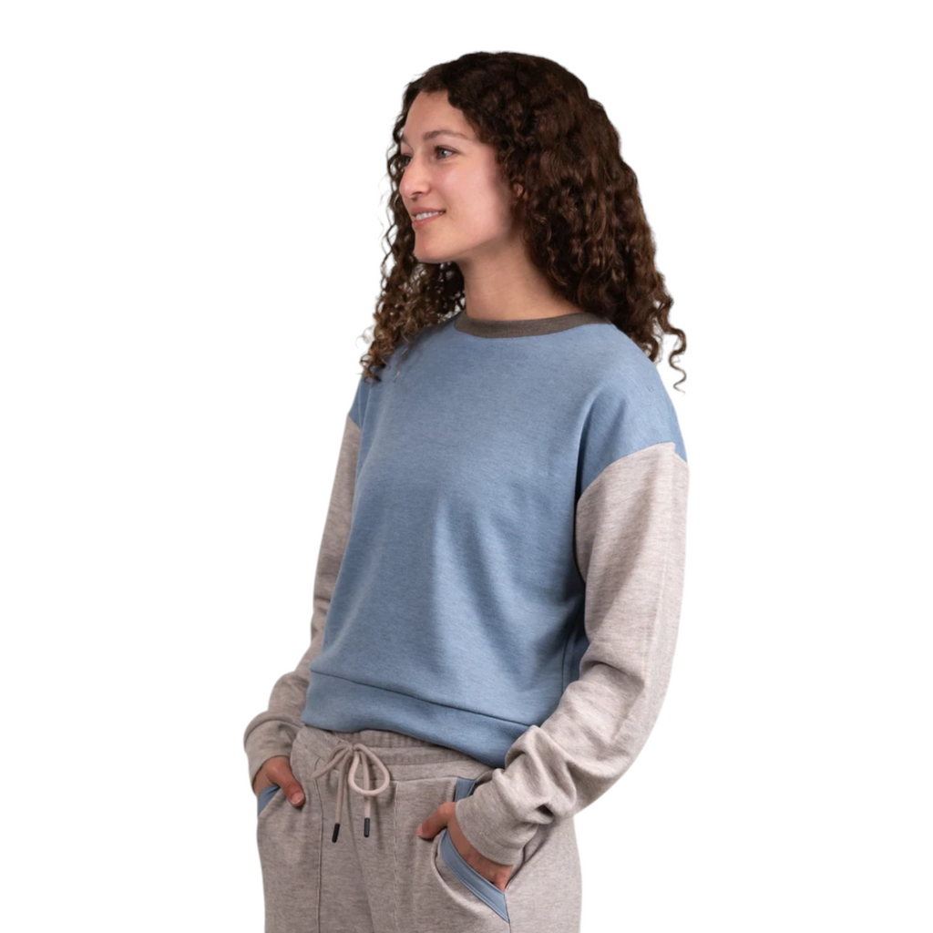 Belong Designs Women's Powell Fleece Crewneck