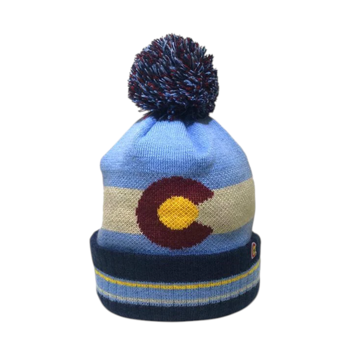 YoColorado Kids' Vintage Colorado State Flag Beanie