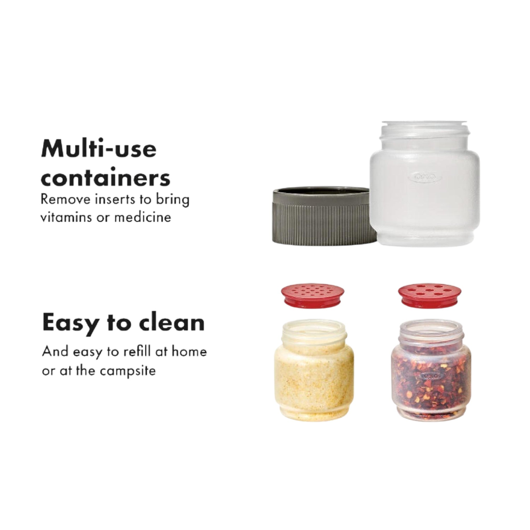 OXO Outdoor 4-Piece Spice Shaker Set - FERAL