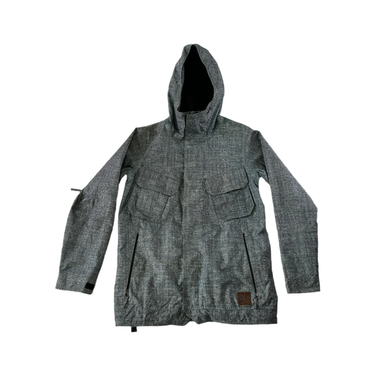 Analog Men's AG Academy Ski Jacket Grey Small USED - FERAL