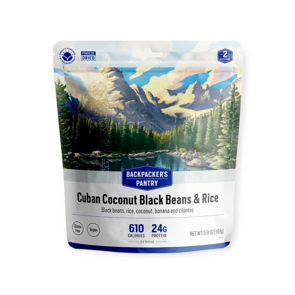 Backpacker's Pantry Cuban Coconut Rice & Black Beans Freeze Dried Meal