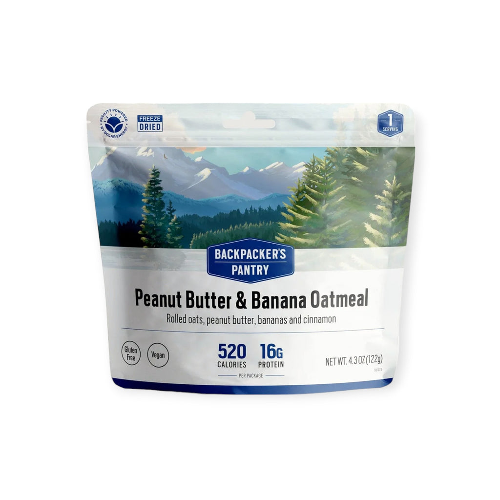 Backpacker's Pantry Peanut Butter and Banana Oatmeal