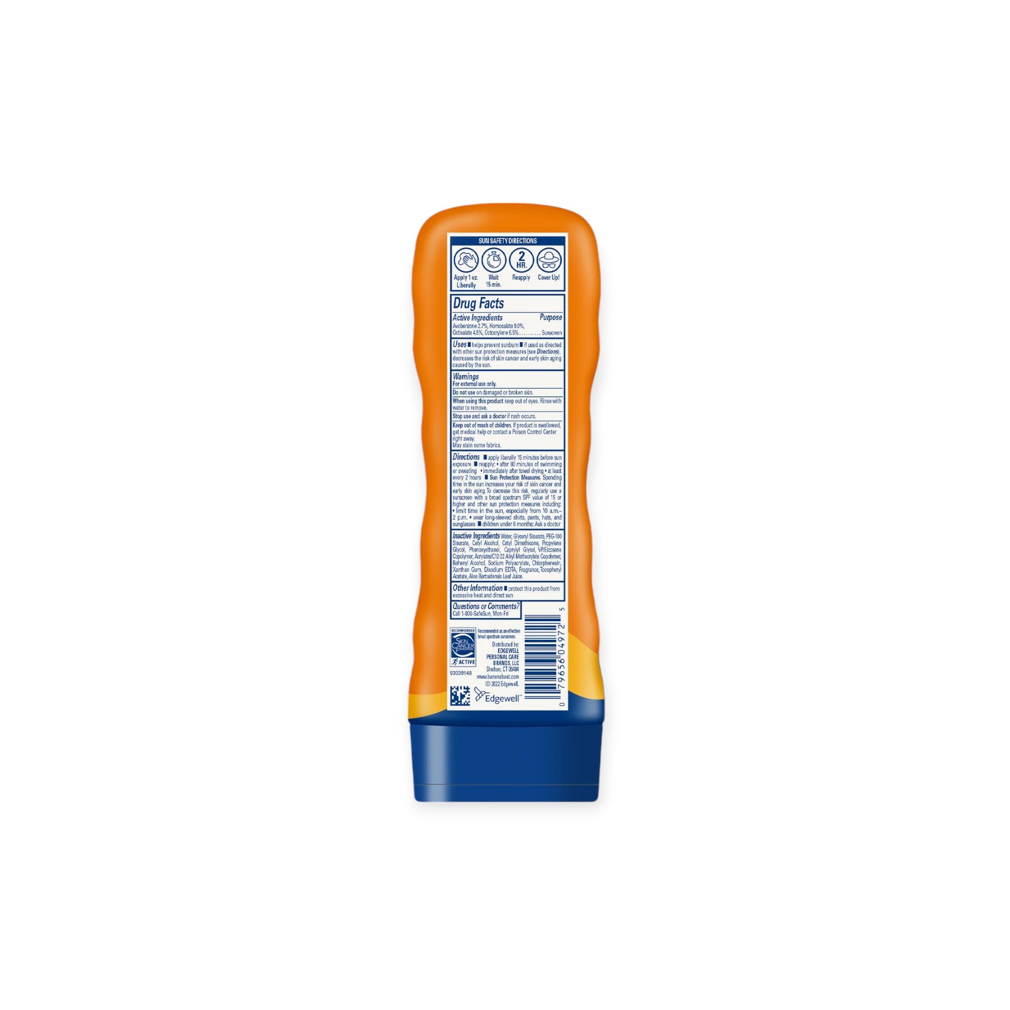Banana Boat SPF 50 Sunblock 8 oz.