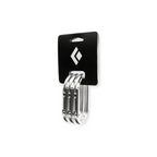 Black Diamond Oval Keylock Carabiners 3-Pack