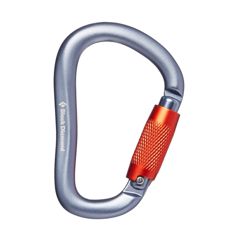 Black Diamond Rocklock Twistlock Carabiner Gray