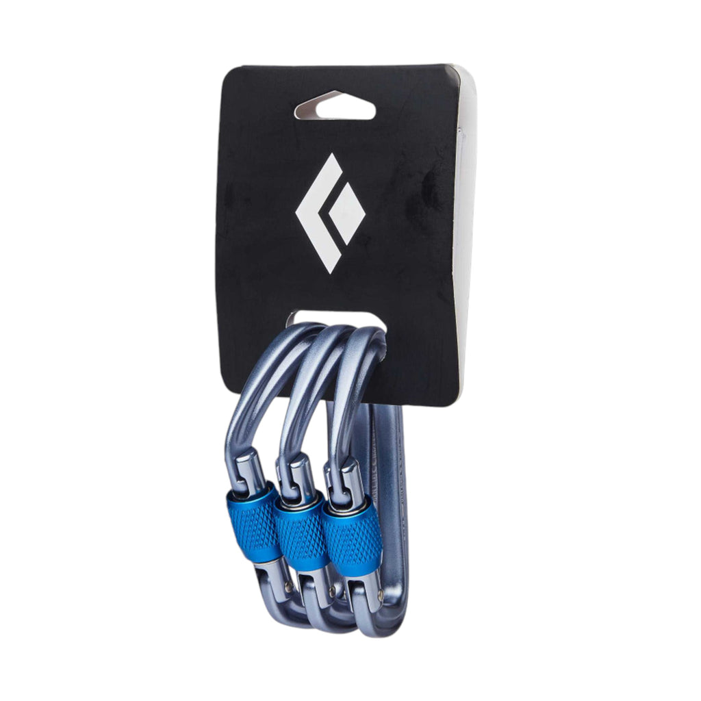 Black Diamond Hotforge Screwgate Carabiner - 3 Pack