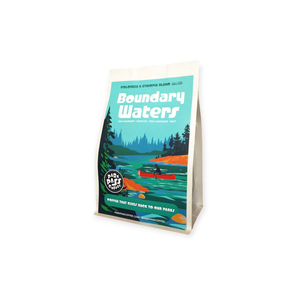 Park Pass Coffee 12 oz. Boundary Waters: Colombia and Ethiopia Blend