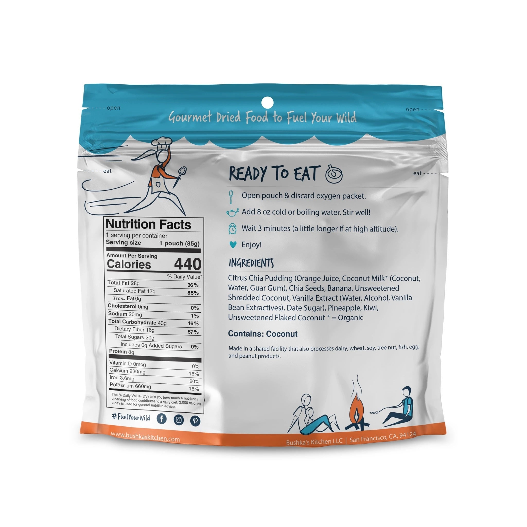 Bushka's Kitchen Citrus Chia Morning Bowl