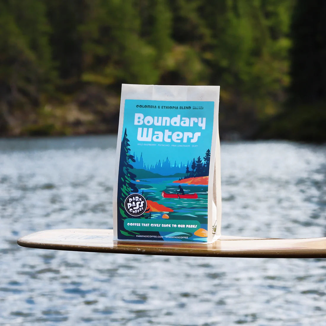 Park Pass Coffee 12 oz. Boundary Waters: Colombia and Ethiopia Blend