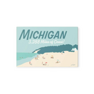Byway Press Michigan 3288 Miles of Coast Travel Postcard - FERAL