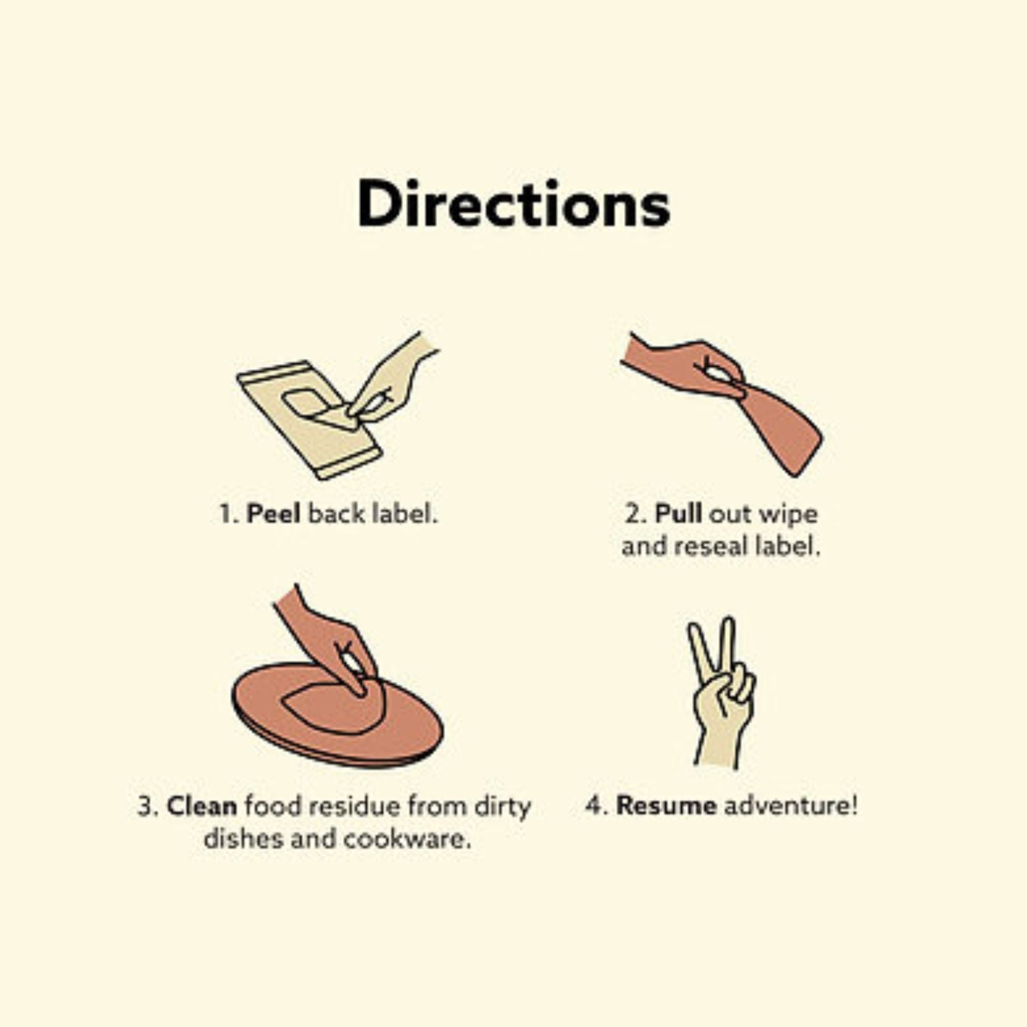Clean Camp Dish Wipes - FERAL