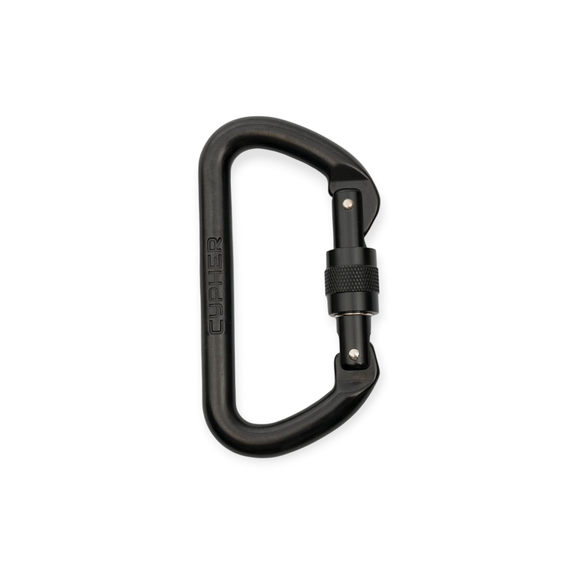 Cypher Aluminum Large D 3 Stage Lock Carabiner