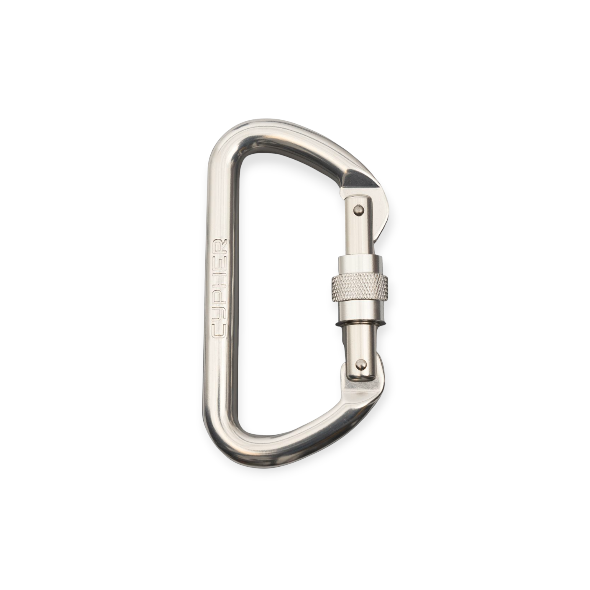 Cypher Aluminum Large D 3 Stage Lock Carabiner