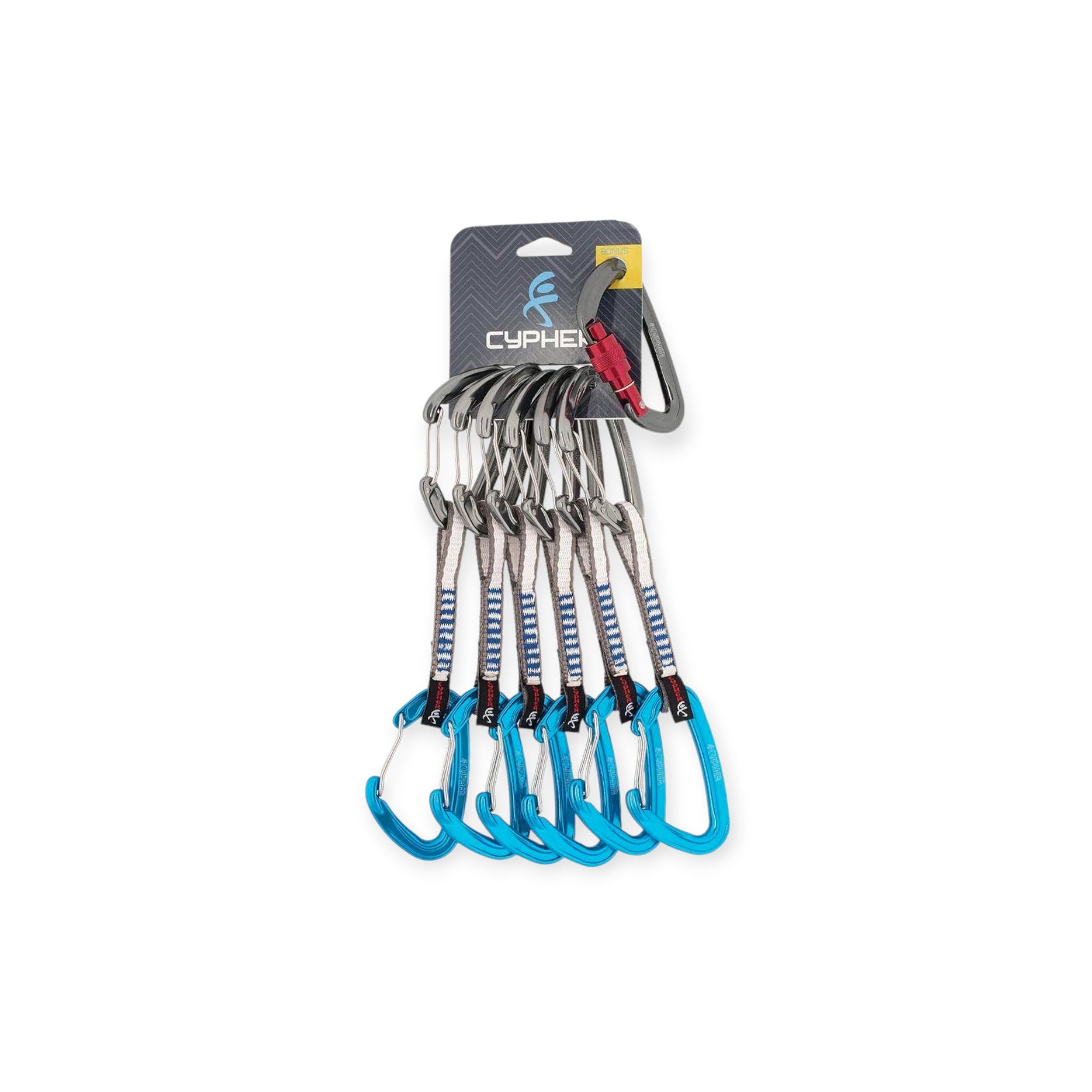 Cypher Ceres II Ultralight Quickdraw 6 Pack + Bonus Biner