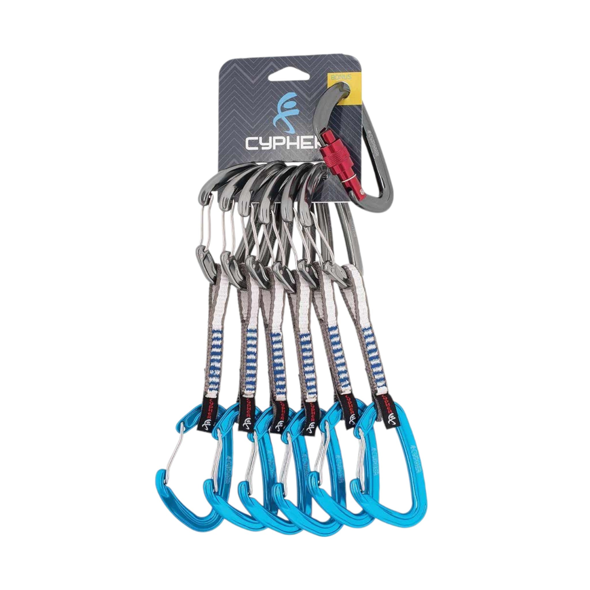 Cypher Ceres II Ultralight Quickdraw 6 Pack + Bonus Biner