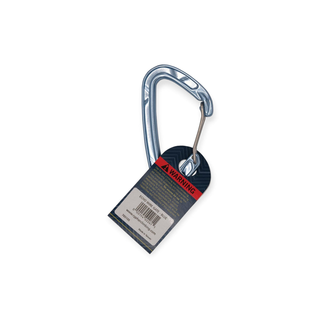 Cypher Echo Wired Gate Carabiner Blue