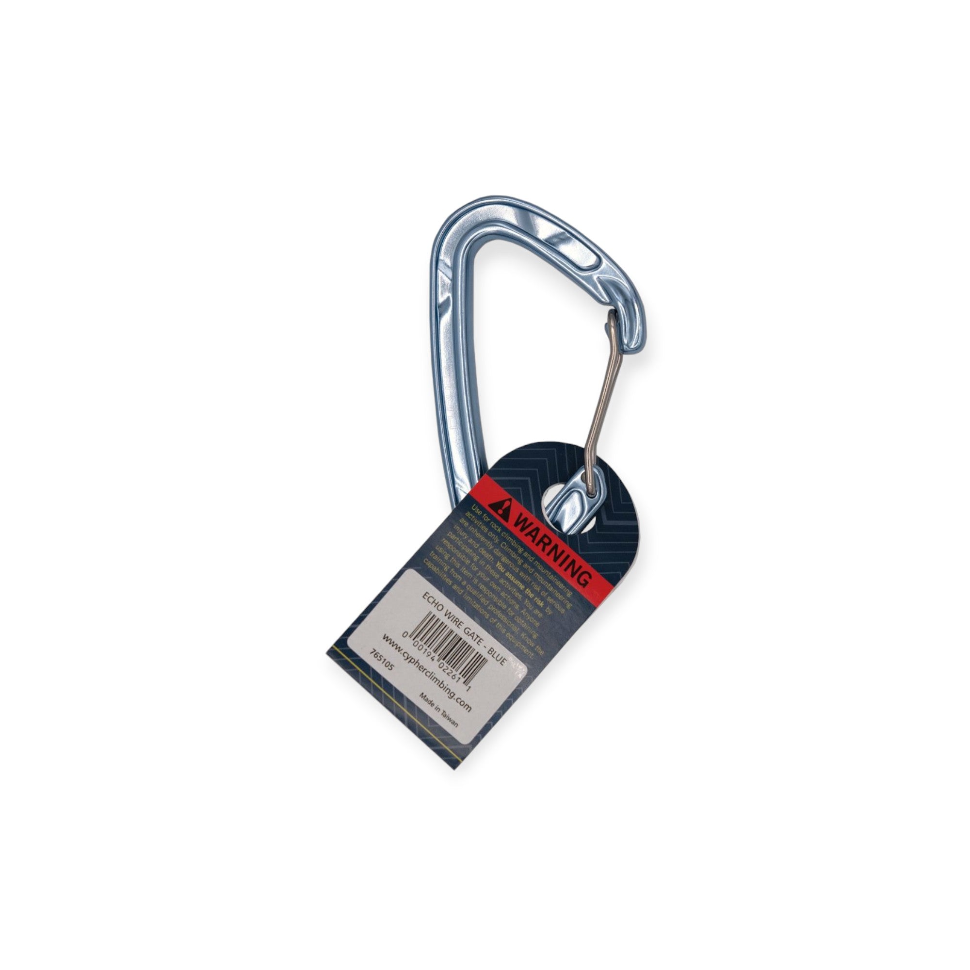 Cypher Echo Wired Gate Carabiner Blue