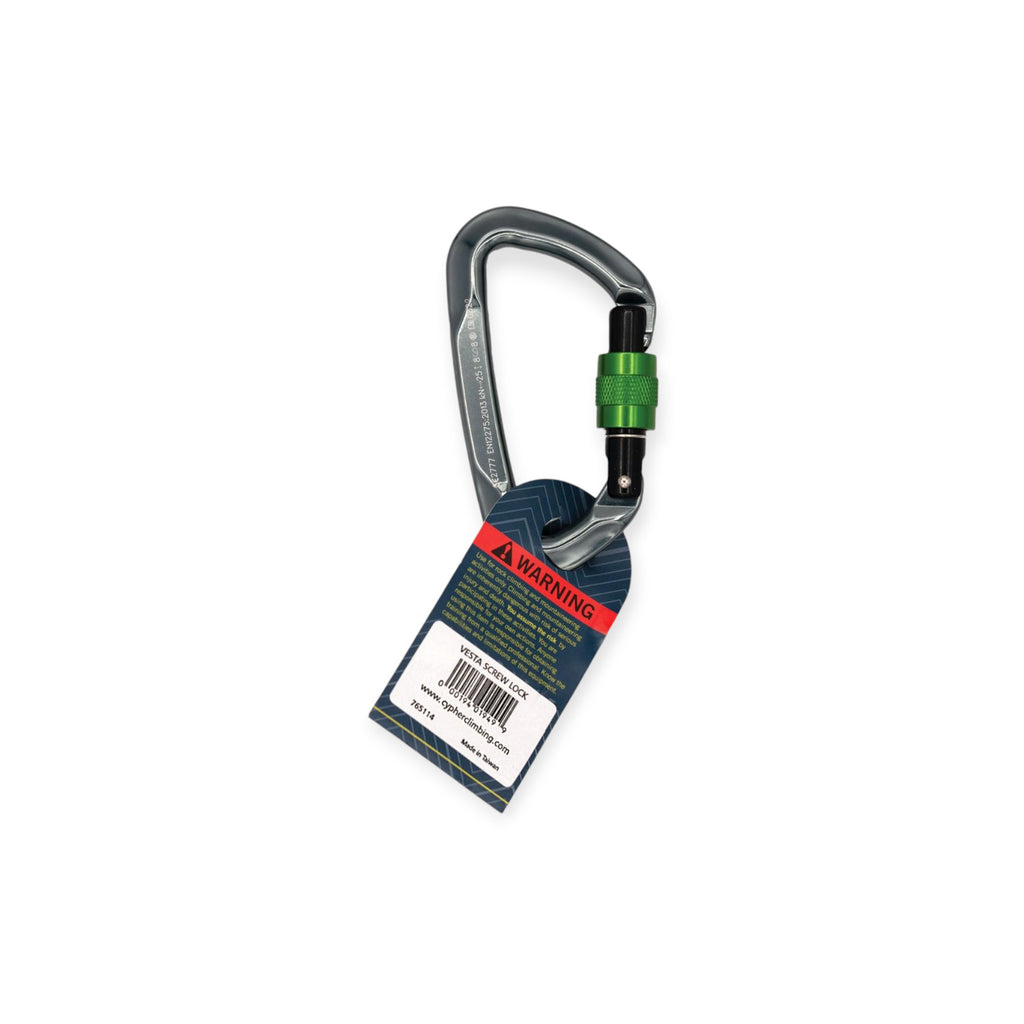 Cypher Vesta Locking Screw Gate Carabiner