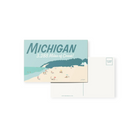 Byway Press Michigan 3288 Miles of Coast Travel Postcard - FERAL