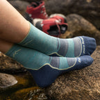 Darn Tough Women's Light Hiker Micro Crew Lightweight with Cushion Socks