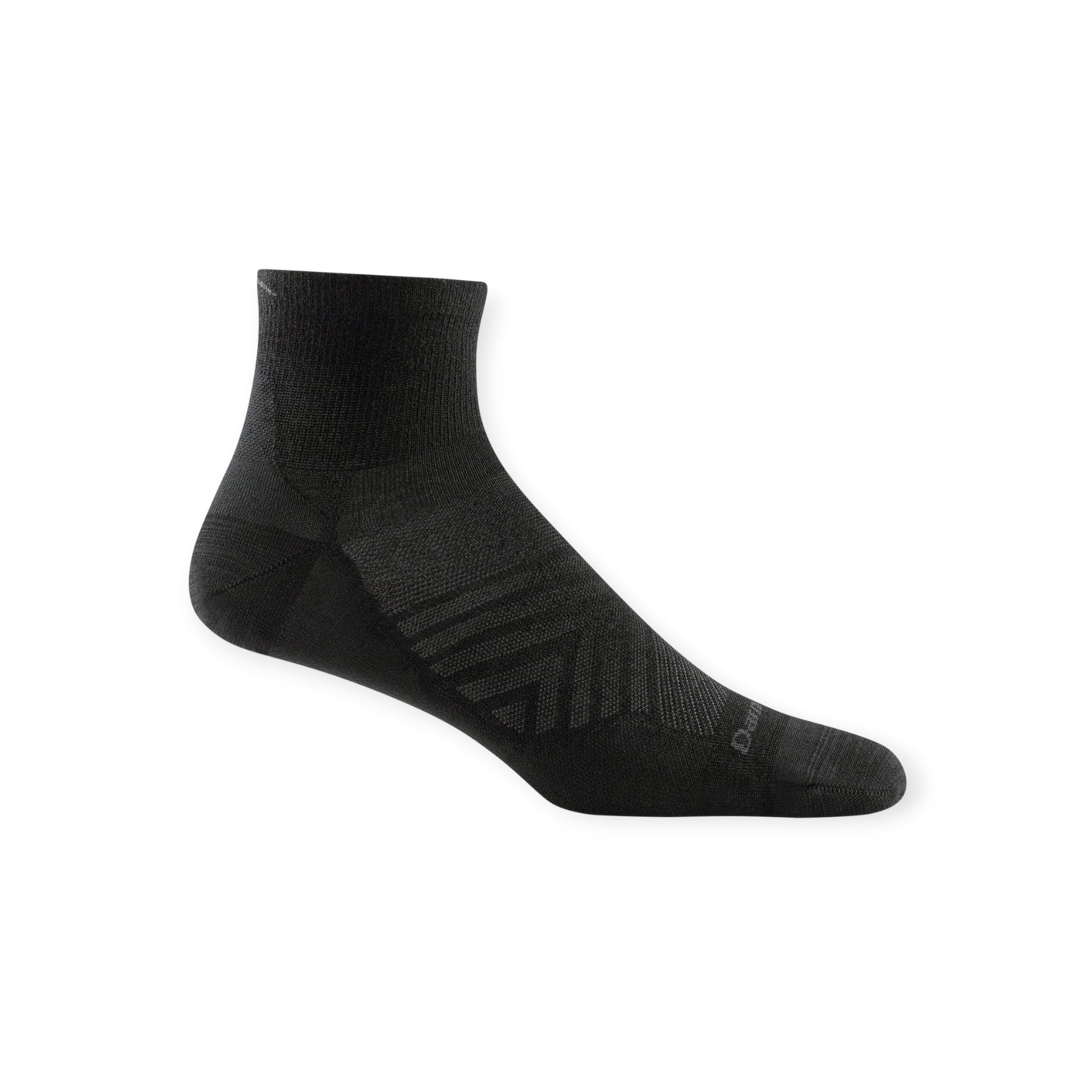 Darn Tough Men's Quarter Ultra Lightweight No Cushion Running Socks - FERAL